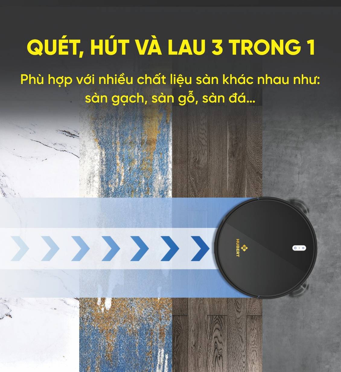 Robot hút bụi Hubert HB-A68-plus /Hình số 8